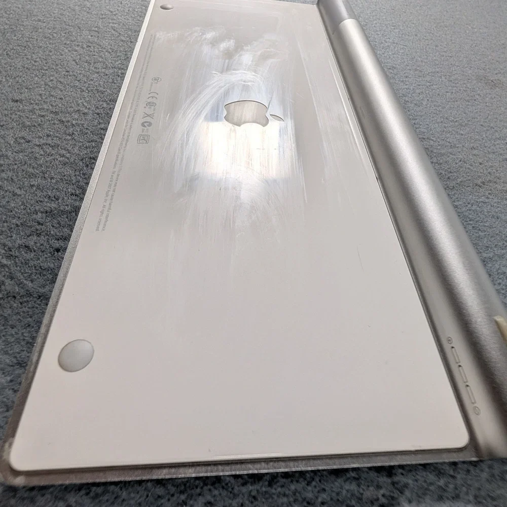 Apple‎ Wireless Keyboard A1255 Silver Bluetooth for Mac iPad iPhone OS